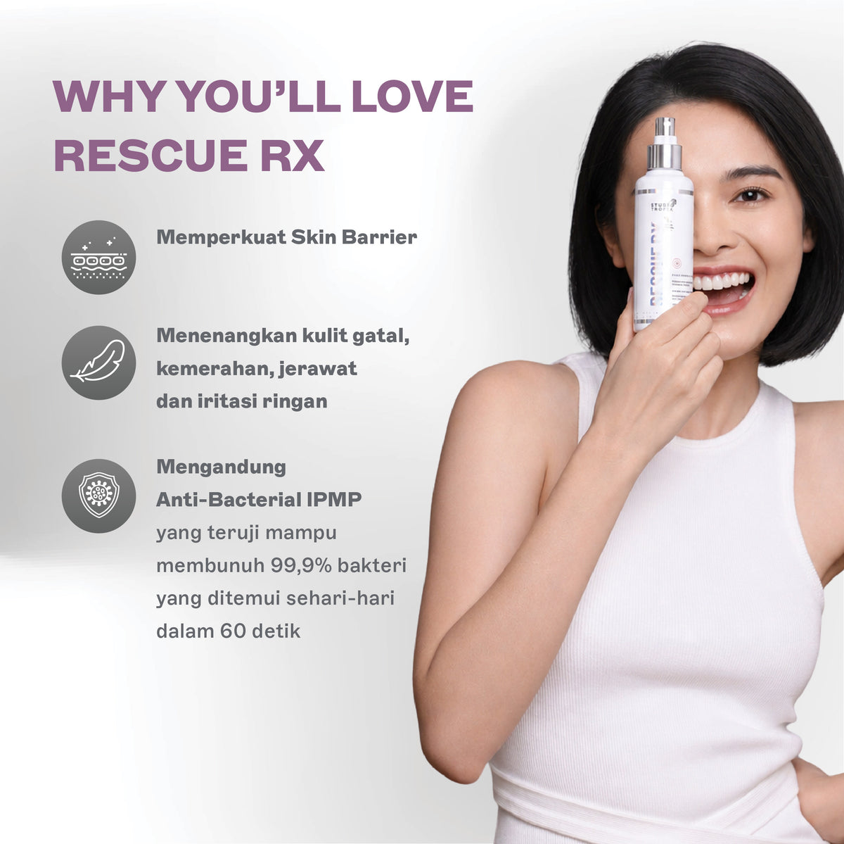 Rescue RX - Antibacterial Face Mist