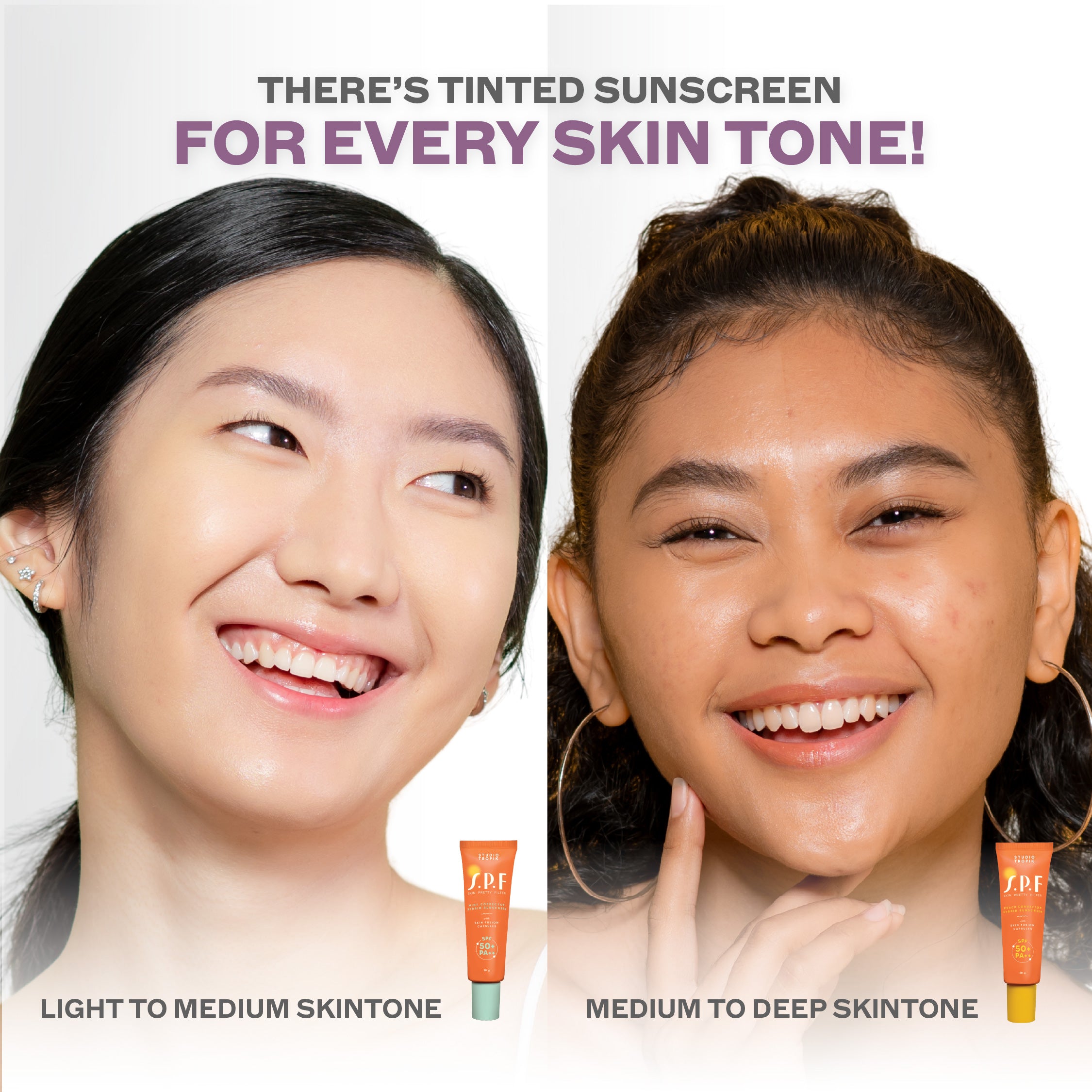 SPF 50+ PA++ (Peach) - Skin Pretty Filter