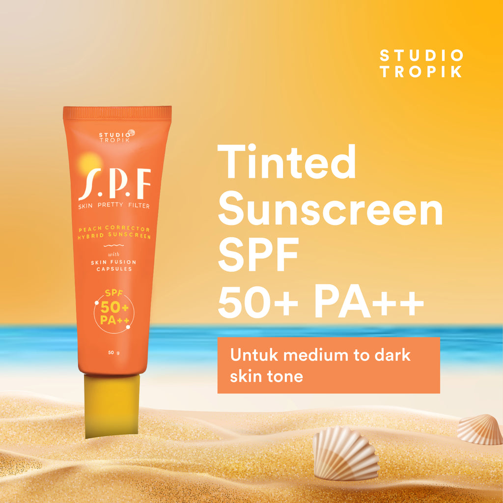 SPF 50+ PA++ (Peach) - Skin Pretty Filter