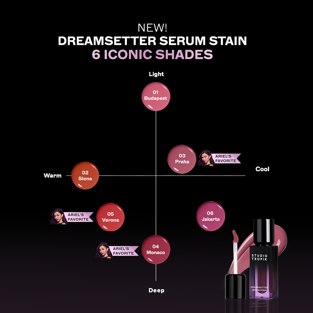 [NEW!] Studio Tropik DreamSetter Serum Stain - ARIEL TATUM'S FAVORITE