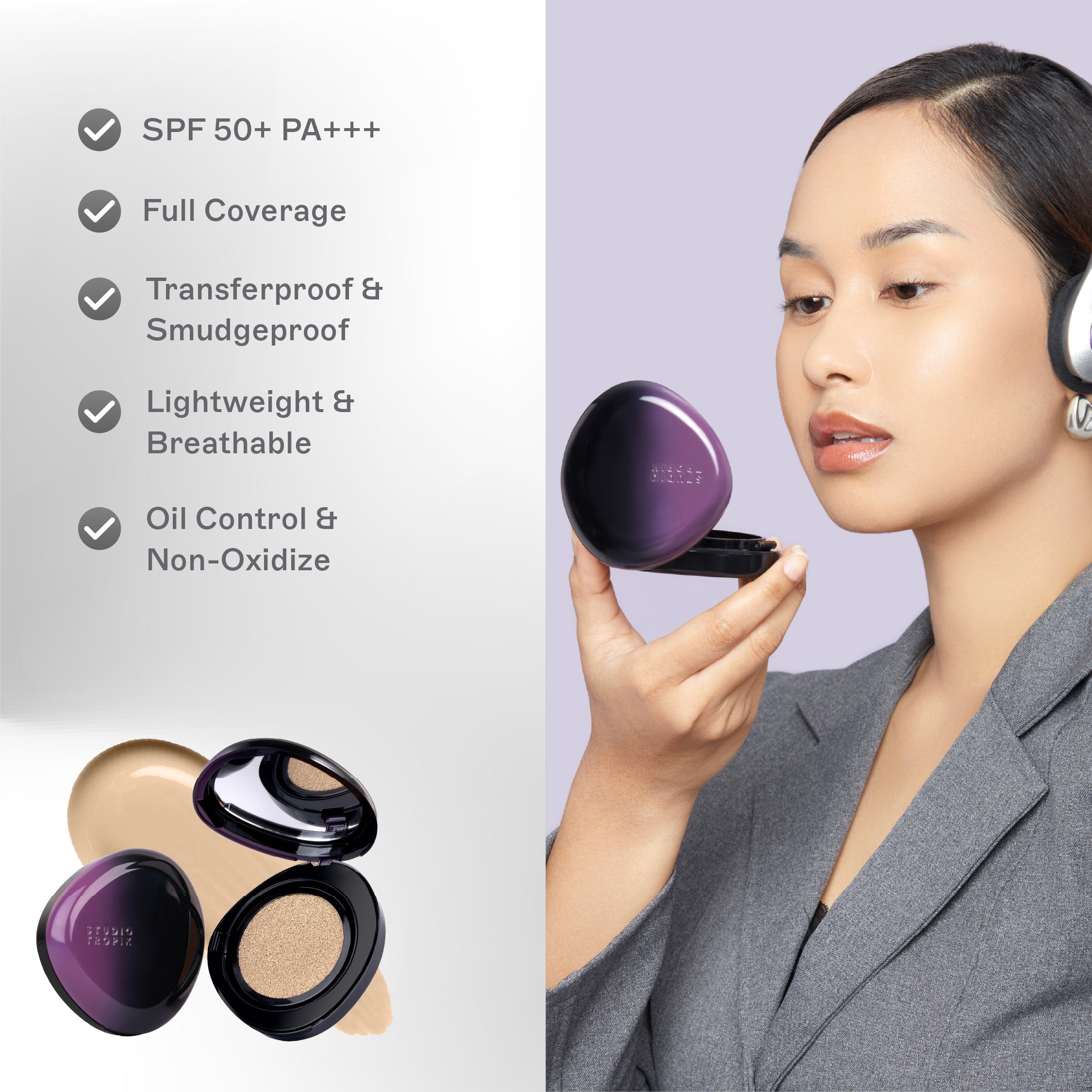 Studio Tropik DreamSetter Airbrush Cover Cushion Soft Matte Filter